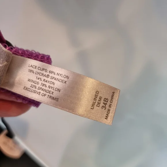 Victoria's Secret NWT Purple Demi Bra - Picture 7 of 9
